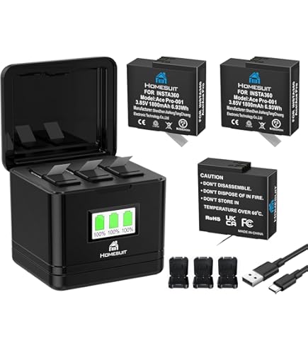 Amazon | Insta360 Ace/Ace Pro アクションカメラ用 バッテリー